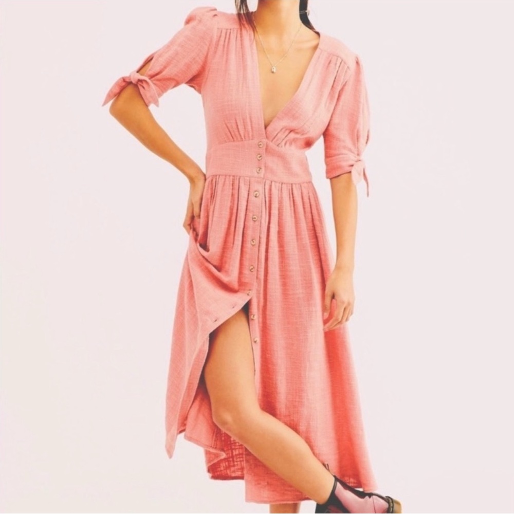 NWT Free People Love of my life midi dress